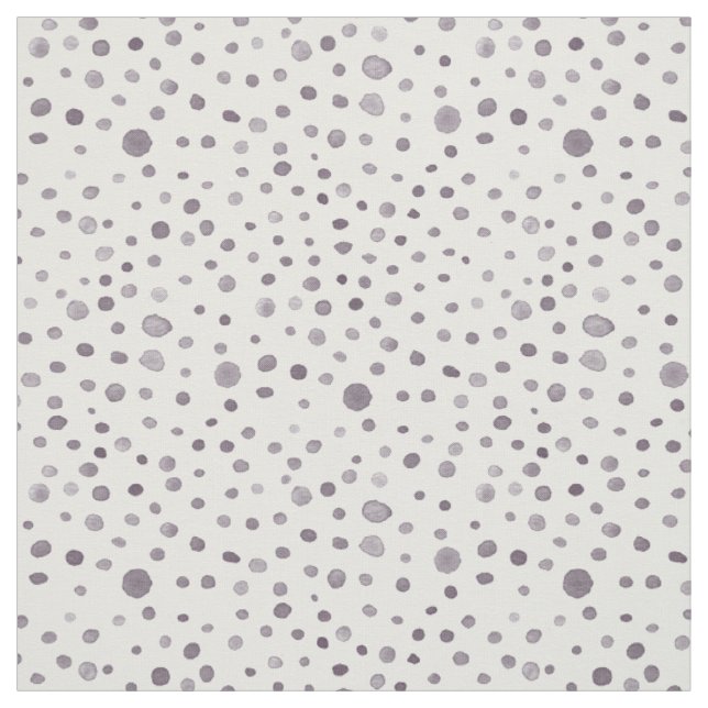 Tela Fig Confetti Watercolor Dots Fabric (Retal)