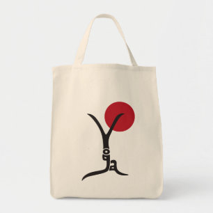 Tela Figura bolso de la yoga
