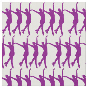 Tela Figura del patinador del tejido de hielo Synchro