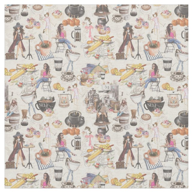 Tela Fika Tradición Sueca de Descanso con Café (De cerca)