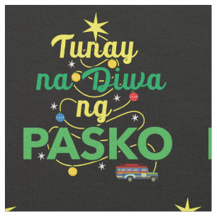 Tela Filipinas tagalo espíritu de Navidades