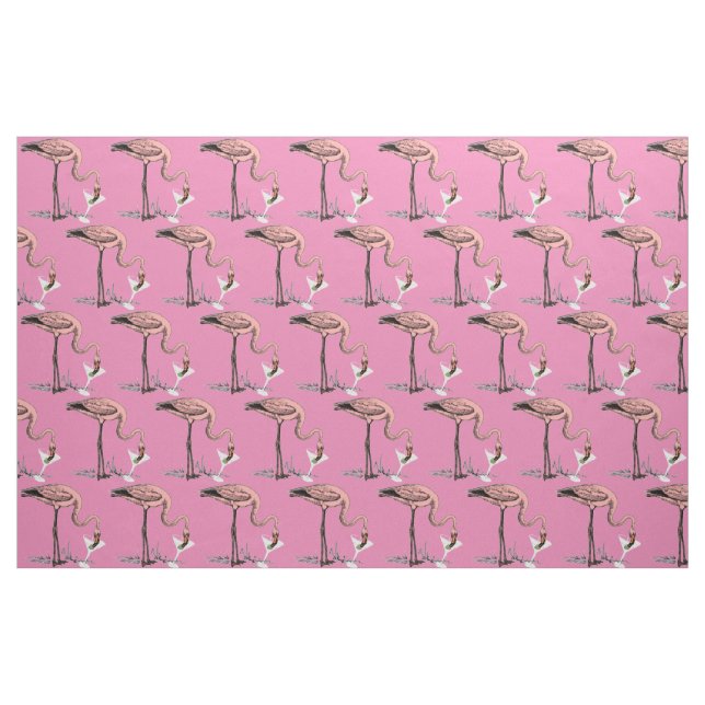 Tela Flamingo Beber Martini Thunder_Cove ("Cuarto gordo" (fat quarter))