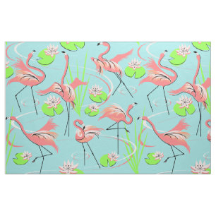 Tela Flamingo Fandango Multitrama de gran tamaño