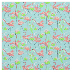 Tela Flamingo Fandango Patrón pequeño multitejido