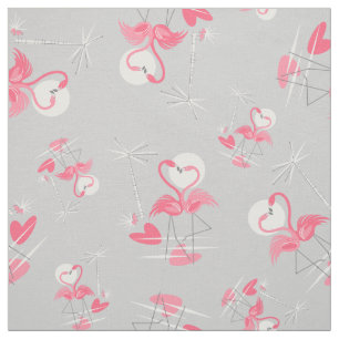 Tela Flamingo Love Multi fabric pequeño