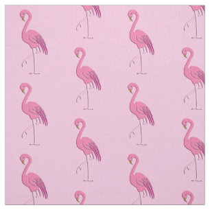 Tela Flamingo rosa bonito, fondo rosa