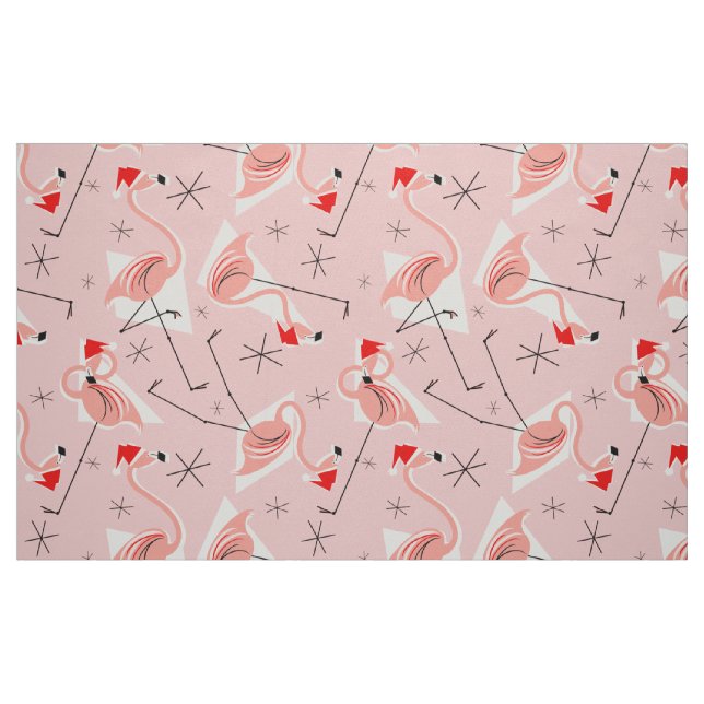 Tela Flamingo Santas Pink Tejido multipatrón ("Cuarto gordo" (fat quarter))