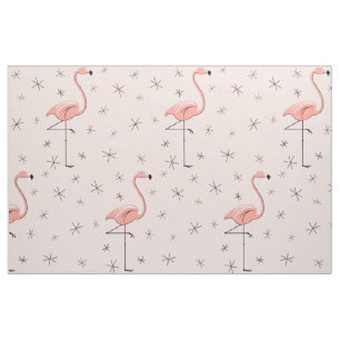 Tela Flamingo Tejido de gran trama rosa