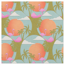 Tela Flamingo Tropical Sunset