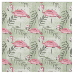 Tela Flamingo y tejido rosados