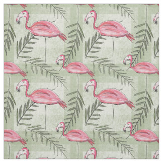 Tela Flamingo y tejido rosados