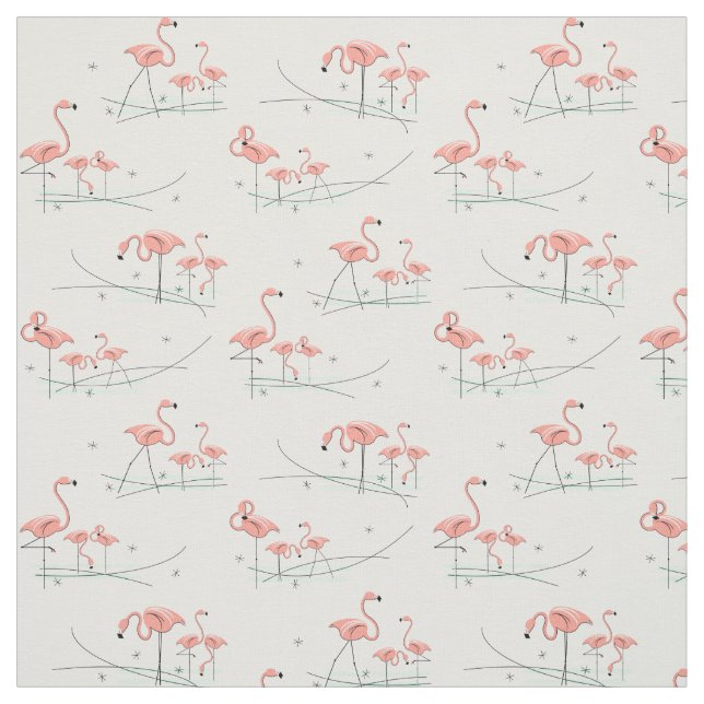 Tela Flamingos Ocean Multi fabric (Retal)