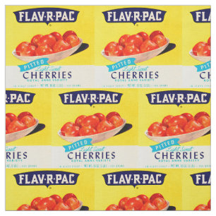 Tela Flav-R-Pac empaló cerezas e impresión