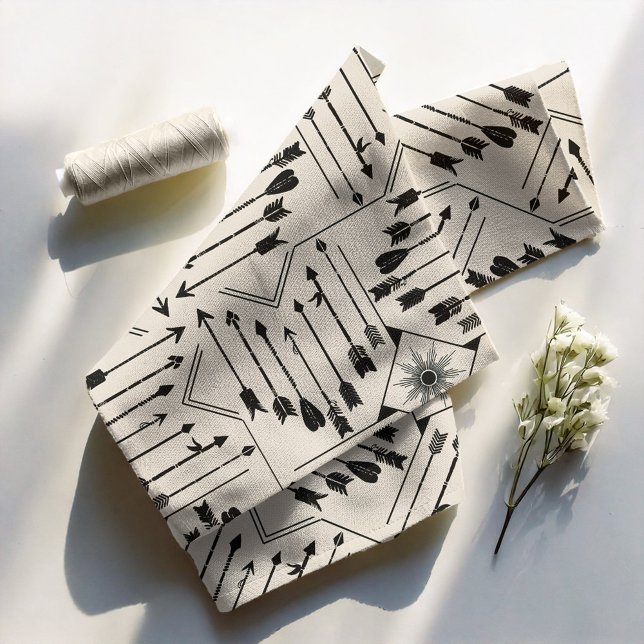 Tela Flechas de Boho y Sun V12 Black ID748 (Subido por el creador)