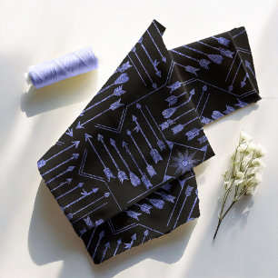 Tela Flechas de Boho y Sun V5 Violet Black ID748