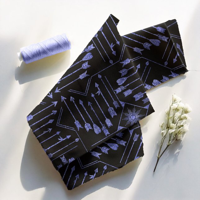 Tela Flechas de Boho y Sun V5 Violet Black ID748 (Subido por el creador)