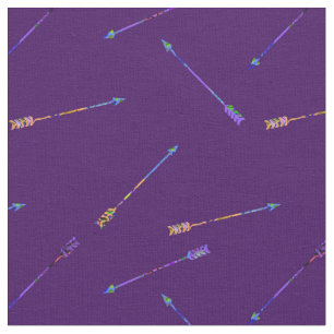 Tela Flechas en morado   EL DÍA DE SAN VALENTÍN