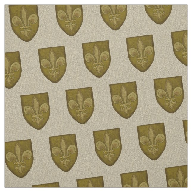 Tela Fleur De Lis Family Crest (Retal)