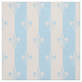 Tela Fleur de Lis Light Blue & Pink Champagne