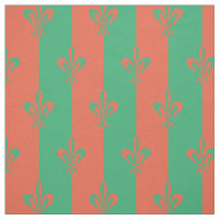 Fleur de Lis Sea Green y Copper