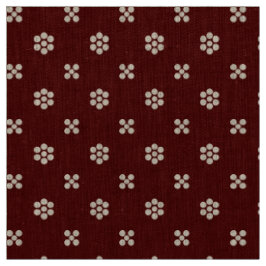 Tela Fleur Dot - Borgoña