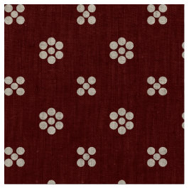 Tela Fleur Dot - Burgundy