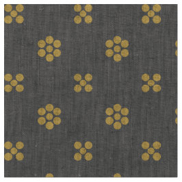 Tela Fleur Dot - Charcoal