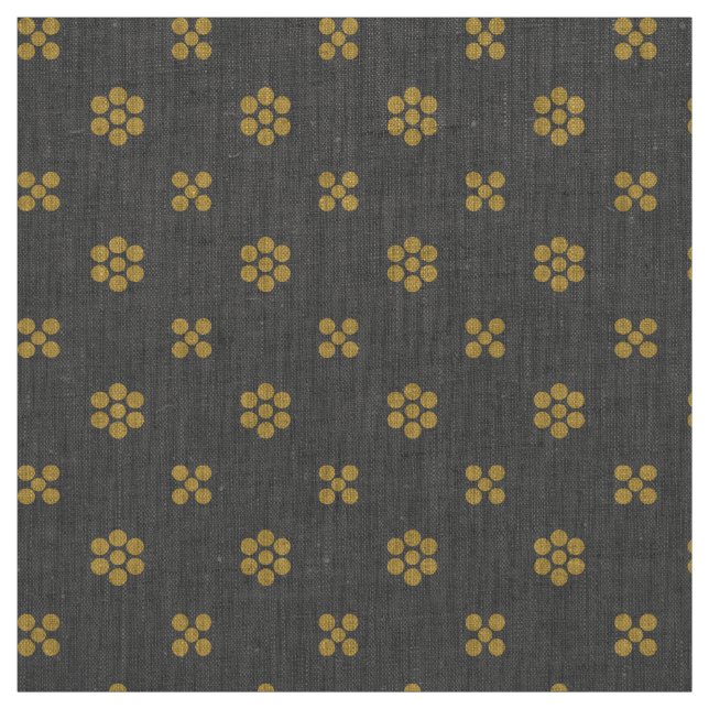 Tela Fleur Dot - Charcoal (Retal)