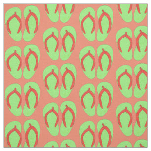 Tela Flip Flop Sandals Summer Beach Boardwalk Fun