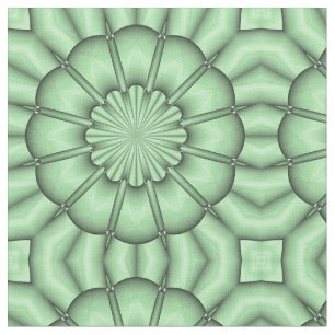 Tela Flor abstracta en verde pálido