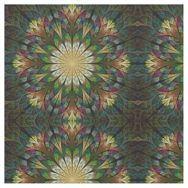 Tela Flor agobiada (De cerca)