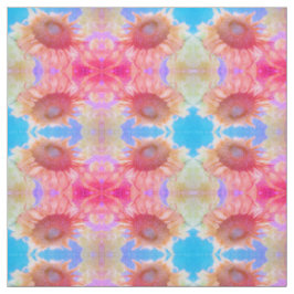 Tela Flor amarillo rosa amarillo azul boho Moda floral