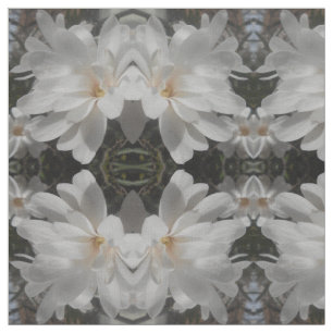 Tela Flor blanca