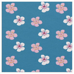 Tela Flor de cerezo y de ciruela