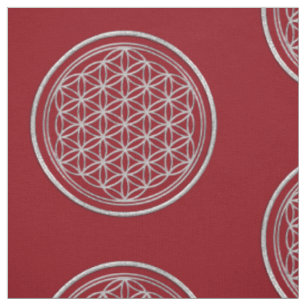 Tela Flor de DES Lebens - cristal brillante de la