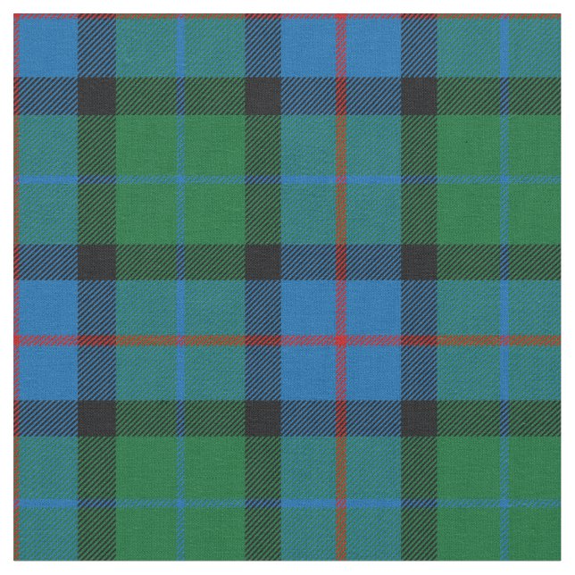 Tela Flor De Escocia Tartán Imprimir (De cerca)