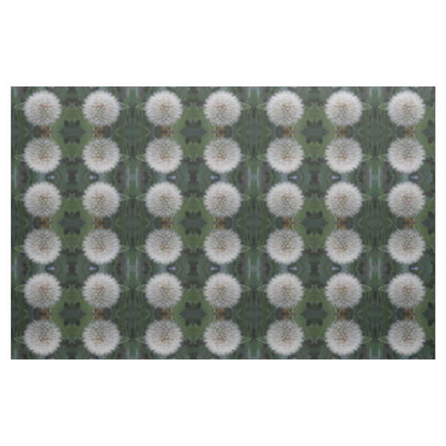 Tela Flor de flores de Dandelion de semilla ("Cuarto gordo" (fat quarter))