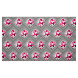 Tela Flor de fucsia abstracta