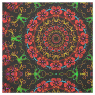 Tela Flor de Kaleidoscope Hibiscus I + tu idea