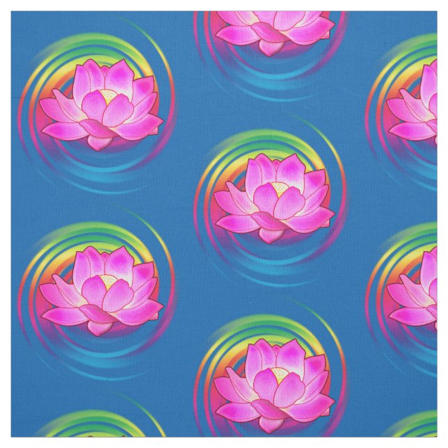 Tela Flor de Lotus (Retal)