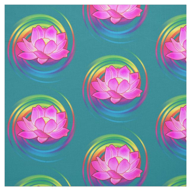 Tela Flor de Lotus (Retal)