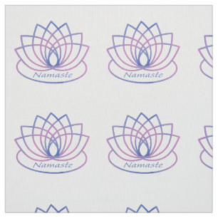 Tela Flor de Namaste Purple y Pink Lotus