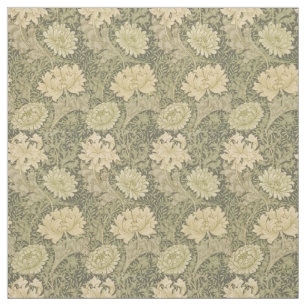 Tela Flor de Salvia de Crisantemo de William Morris