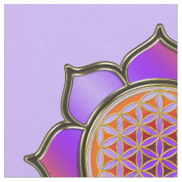 Tela Flor de vida / Blume des Lebens - Lotus violet