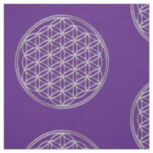 Tela Flor de vida / Blume des Lebes - cristal brillante