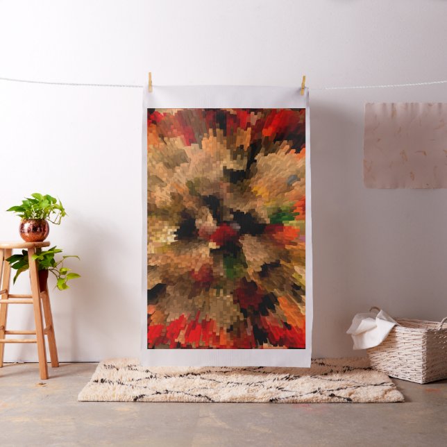 Tela Flor en llamas..... (In Situ)