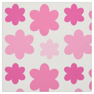 Tela Flor floral rosa