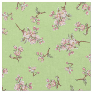 Tela Flor retro vintage de cerezo