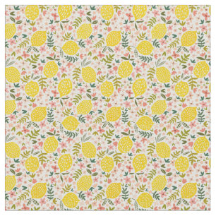 Tela Flor rosa Lemonade