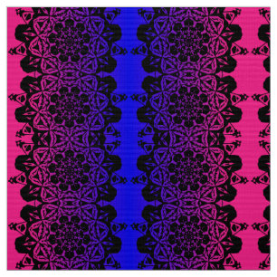 Tela flor rosa y morada de Mandala